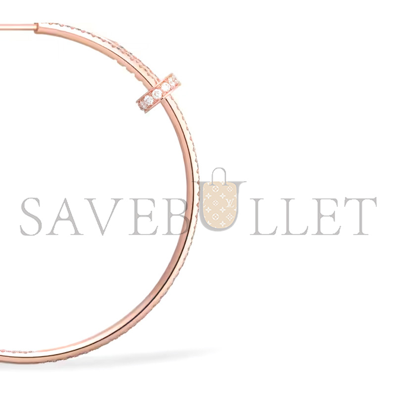 CARTIER JUSTE UN CLOU HOOP EARRINGS LARGE MODEL PAVED N8515009
